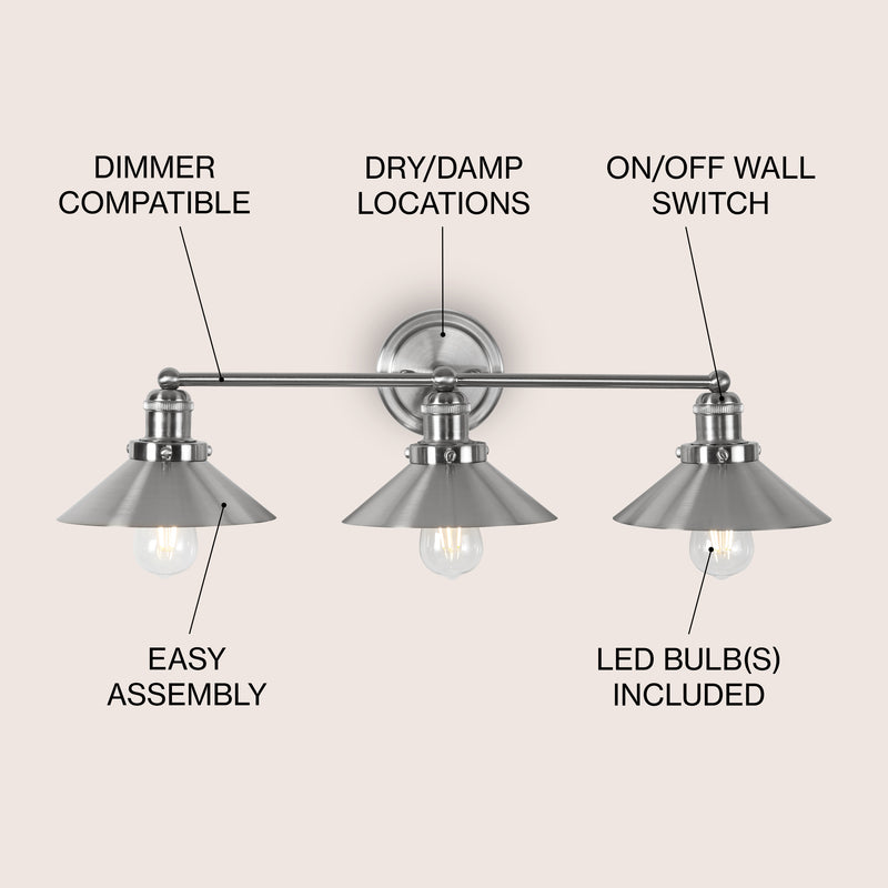 July Metal Shade Sconce