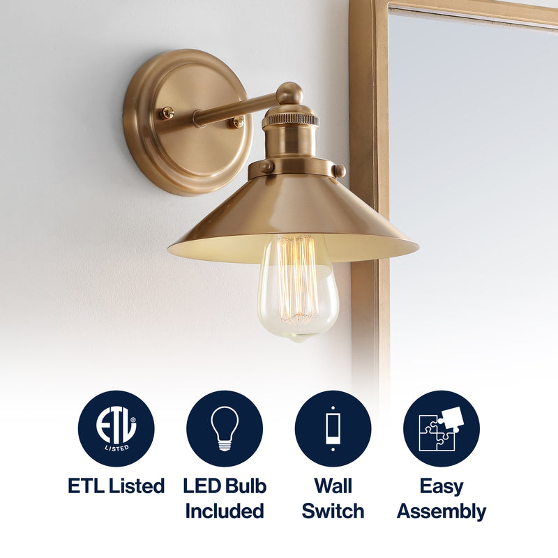 July Metal Shade Sconce