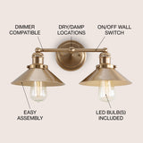 July Metal Shade Sconce
