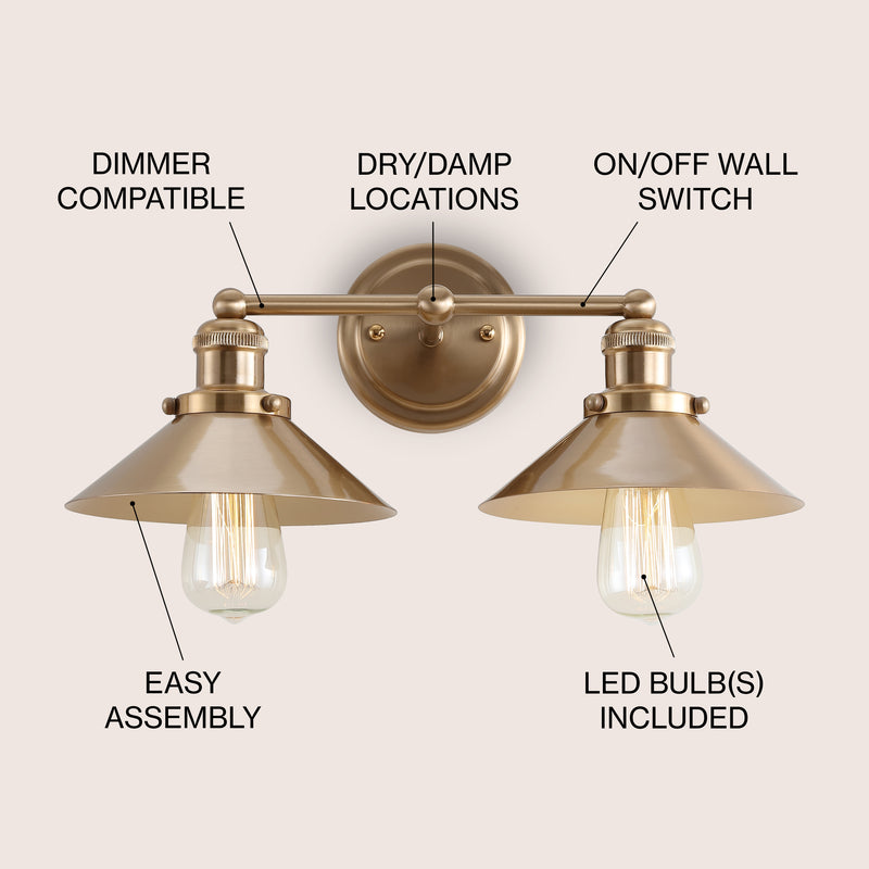 July Metal Shade Sconce