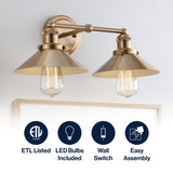 July Metal Shade Sconce