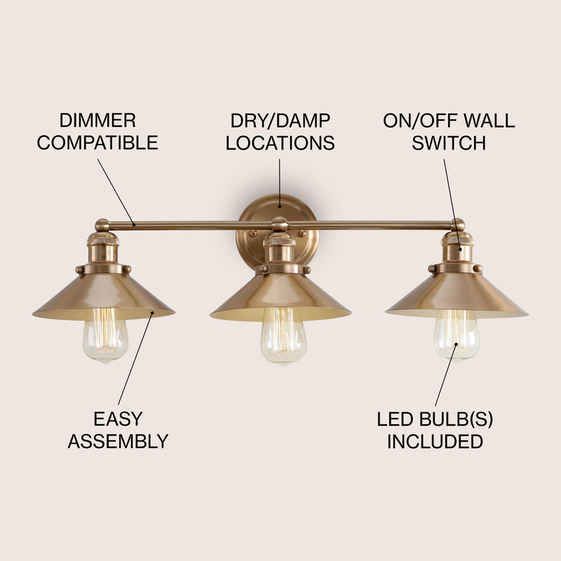July Metal Shade Sconce