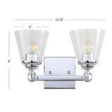 Marion Hurricane Metal/Glass Vanity - JONATHAN Y