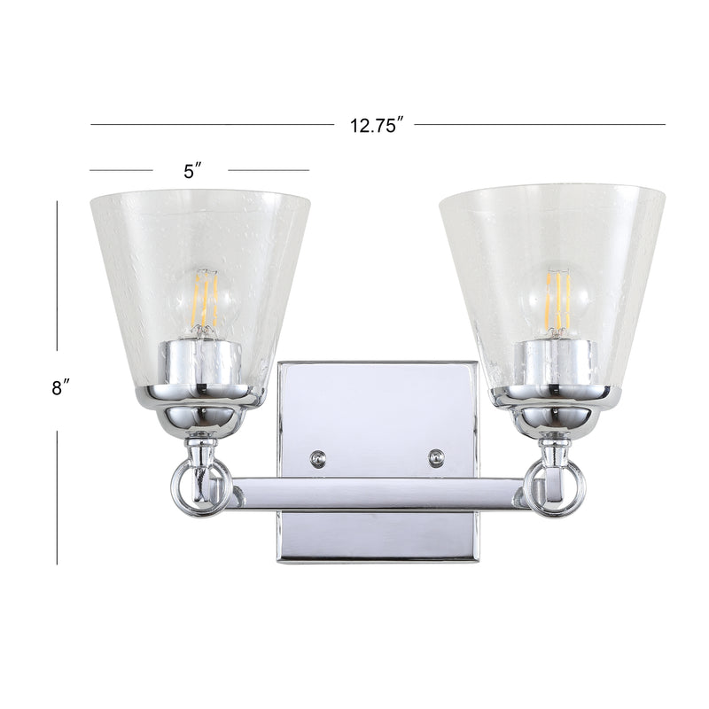 Marion Hurricane Metal/Glass Vanity - JONATHAN Y