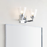 Marion Hurricane Metal/Glass Vanity - JONATHAN Y