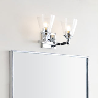 Marion Hurricane Metal/Glass Vanity - JONATHAN Y