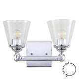Marion Hurricane Metal/Glass Vanity - JONATHAN Y