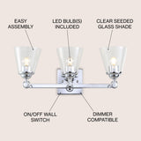 Marion Hurricane Metal/Glass Vanity