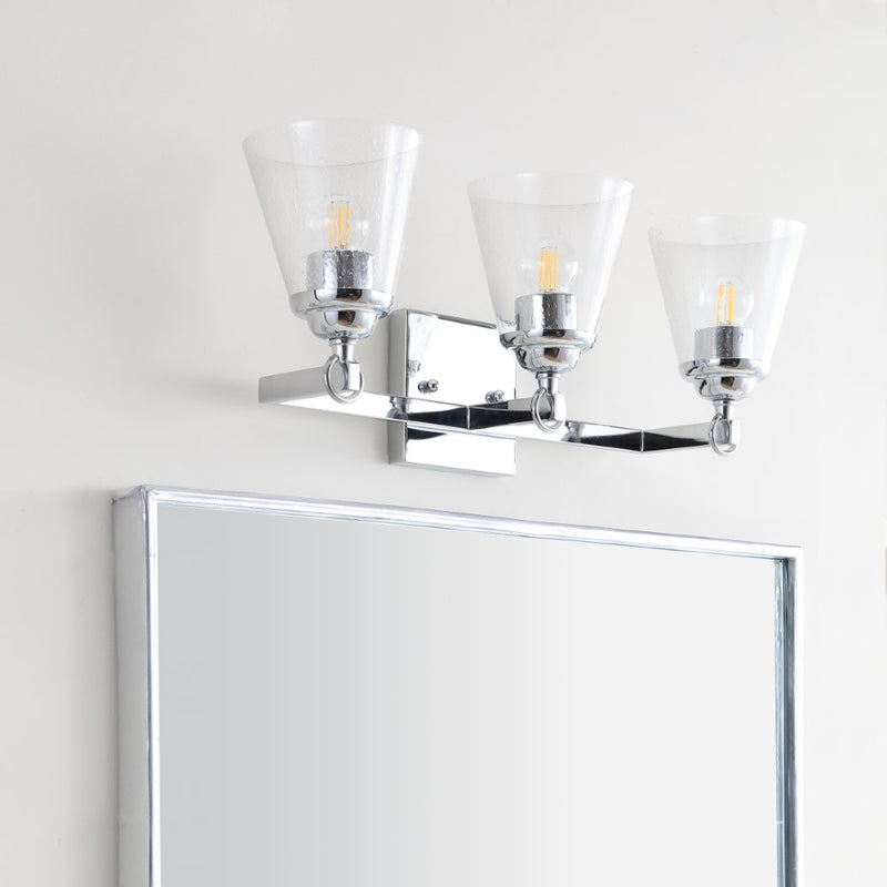 Marion Hurricane Metal/Glass Vanity - JONATHAN Y