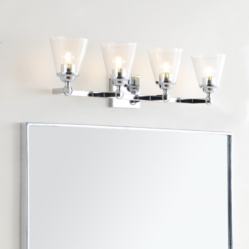Marion Hurricane Metal/Glass Vanity - JONATHAN Y