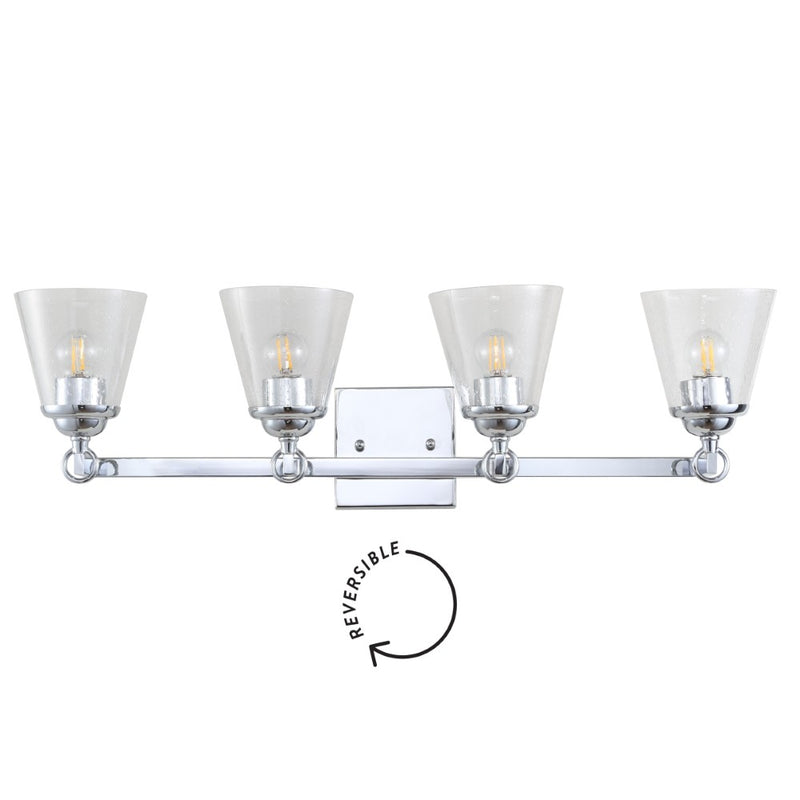 Marion Hurricane Metal/Glass Vanity