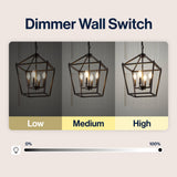 Pagoda Lantern Metal LED Pendant