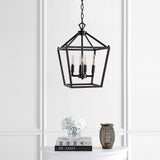 Pagoda Lantern Metal LED Pendant - JONATHAN Y