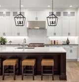 Pagoda Lantern Metal LED Pendant - JONATHAN Y
