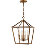 Pagoda Lantern Metal LED Pendant - JONATHAN Y