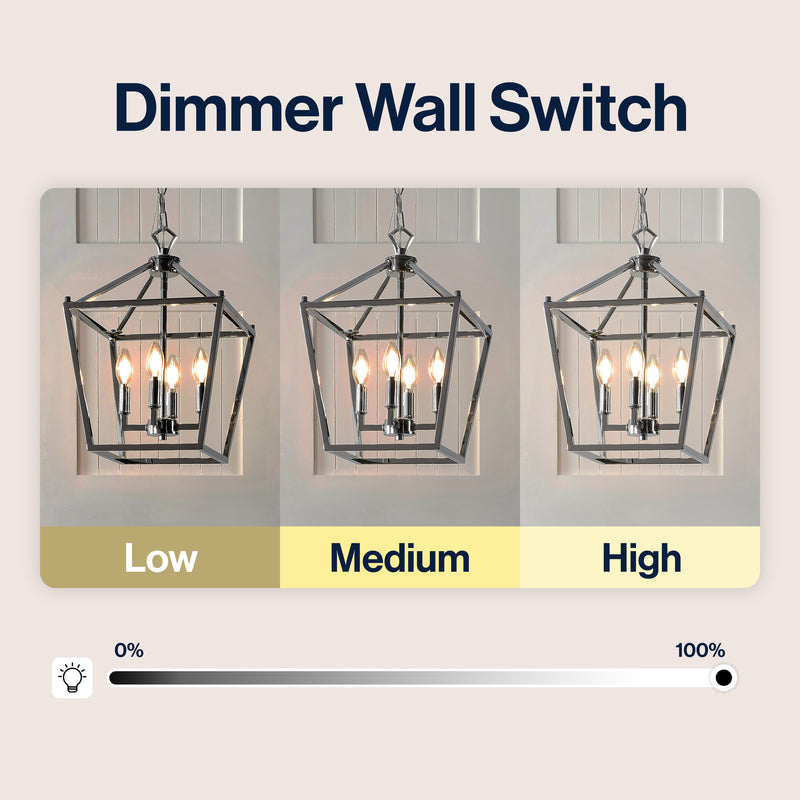 Pagoda Lantern Metal LED Pendant