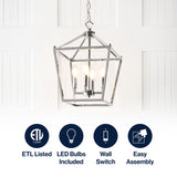 Pagoda Lantern Metal LED Pendant