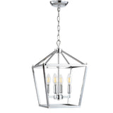 Pagoda Lantern Metal LED Pendant - JONATHAN Y