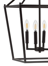 Pagoda Lantern Metal LED Pendant