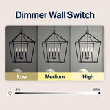 Pagoda Lantern Metal LED Pendant