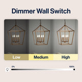 Pagoda Lantern Metal LED Pendant