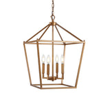 Pagoda Lantern Metal LED Pendant