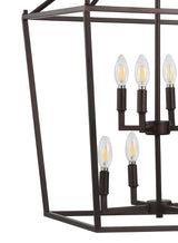 Pagoda Lantern Metal LED Pendant