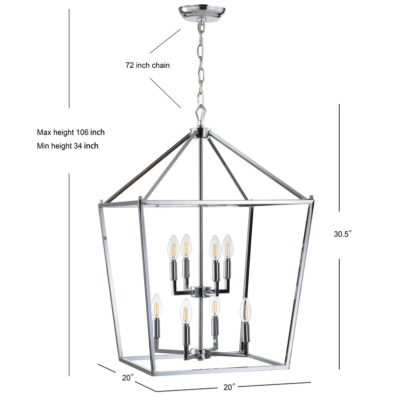 Pagoda Lantern Metal LED Pendant