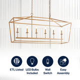 Pagoda Lantern Metal LED Pendant