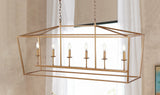 Pagoda Lantern Metal LED Pendant