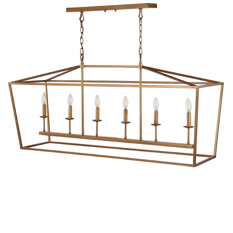 Pagoda Lantern Metal LED Pendant