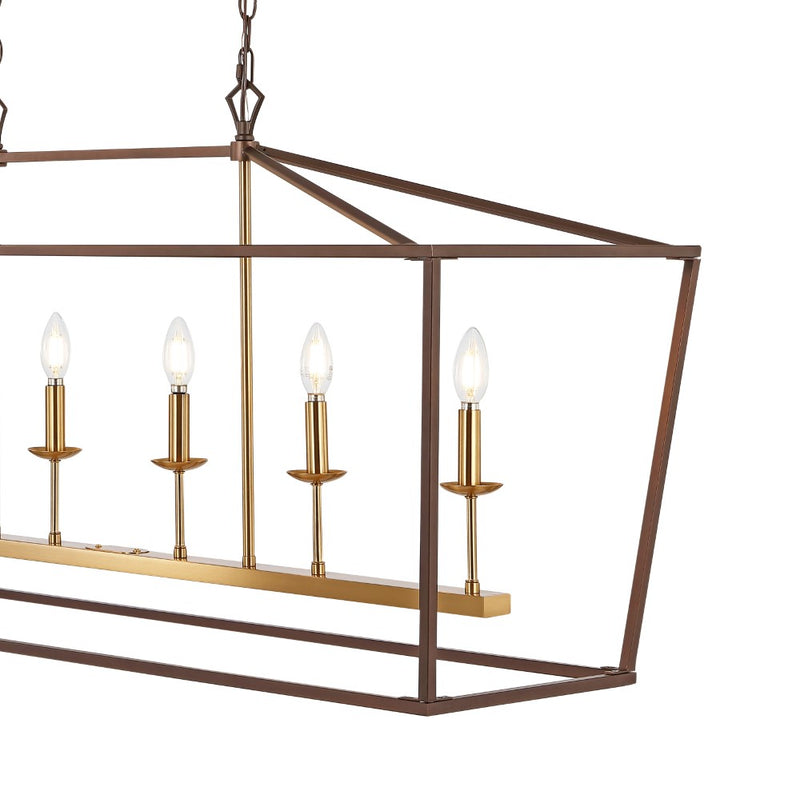 Pagoda Lantern Metal LED Pendant