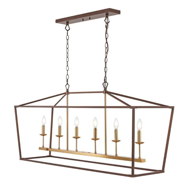 Pagoda Lantern Metal LED Pendant