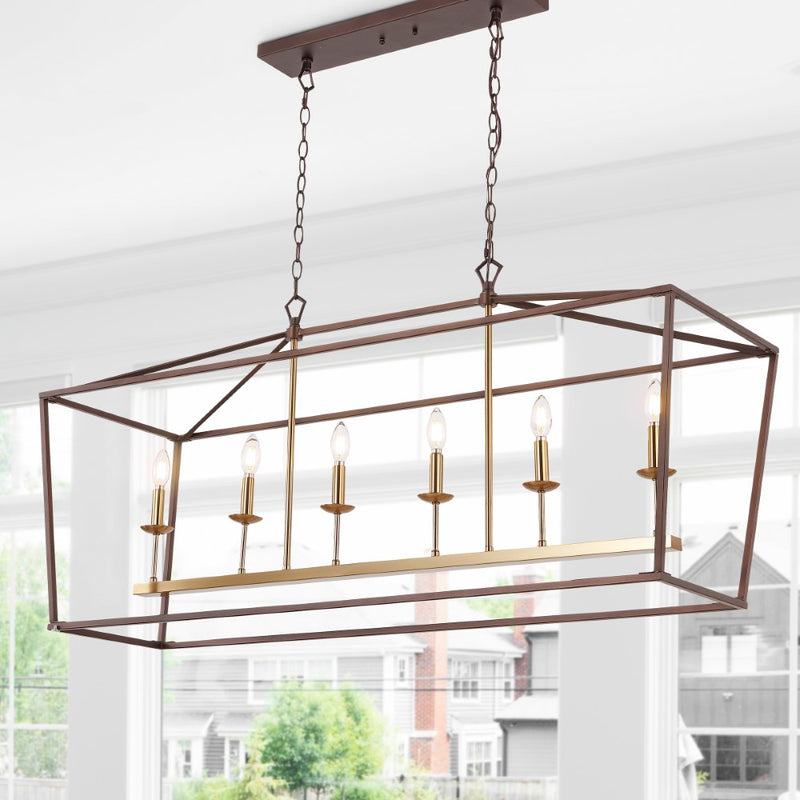Pagoda Lantern Metal LED Pendant