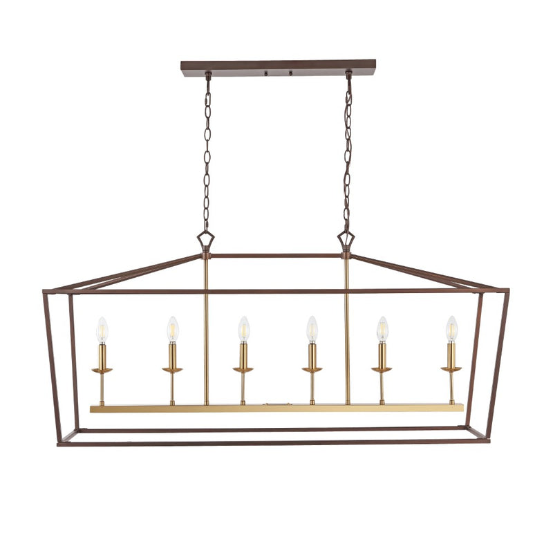 Pagoda Lantern Metal LED Pendant