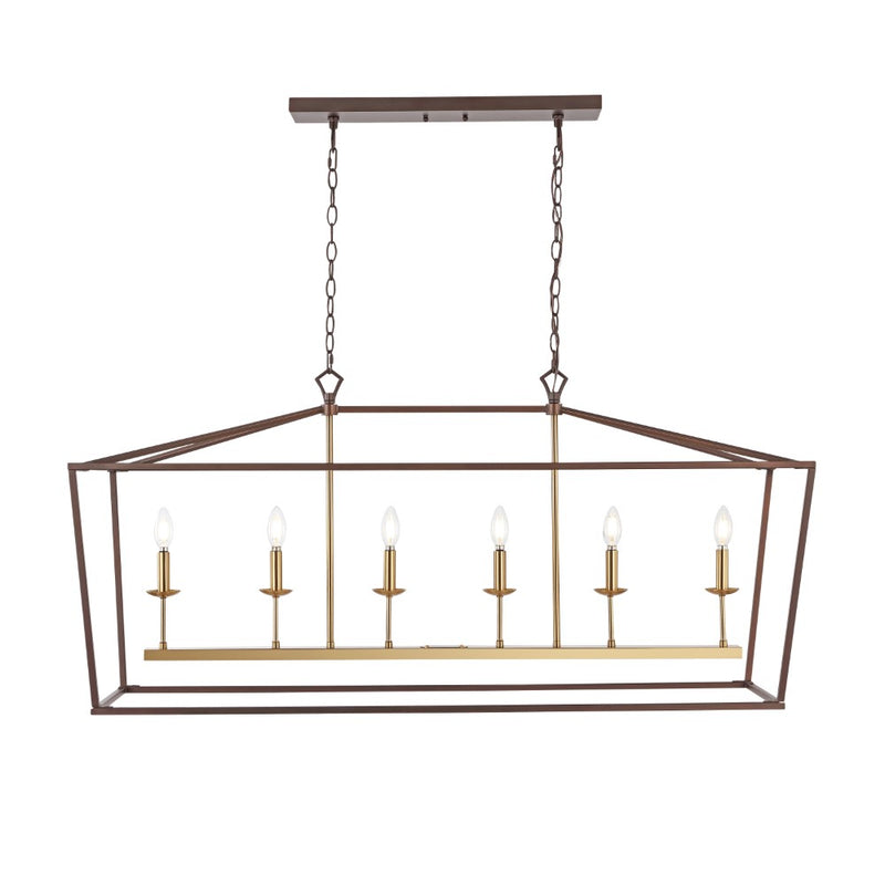 Pagoda Lantern Metal LED Pendant