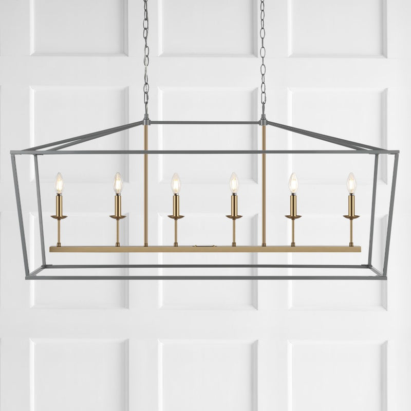 Pagoda Lantern Metal LED Pendant