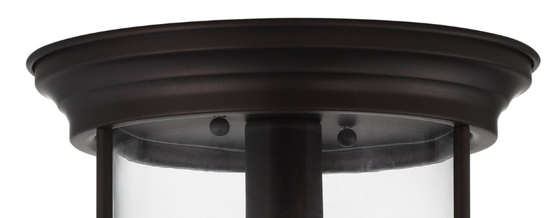 Savannah 10.25" Metal/Glass LED Flush Mount - JONATHAN Y