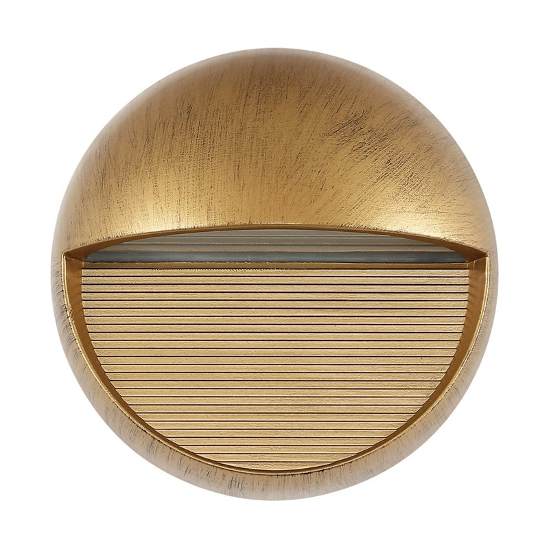 Orbe 6.25" Outdoor Metal/Glass Integrated LED Wall Sconce