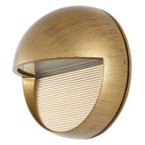 Orbe 6.25" Outdoor Metal/Glass Integrated LED Wall Sconce