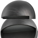 Orbe 6.25" Outdoor Metal/Glass Integrated LED Wall Sconce