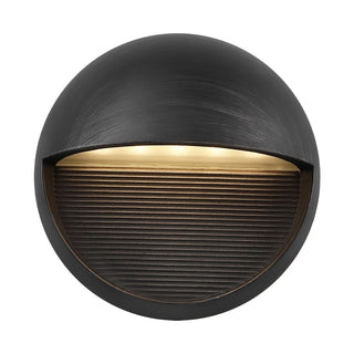 Orbe 6.25" Outdoor Metal/Glass Integrated LED Wall Sconce