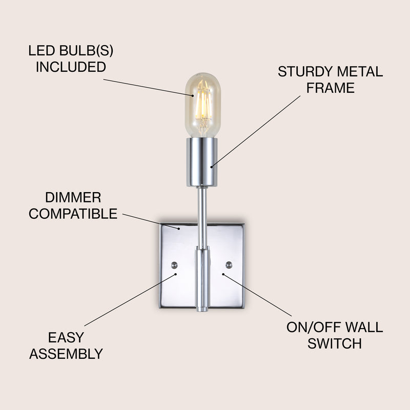 Turing Metal LED Wall Sconce