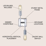Turing Metal LED Wall Sconce