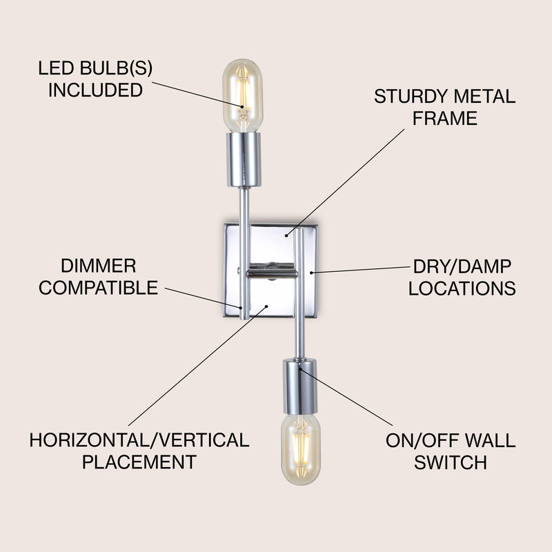 Turing Metal LED Wall Sconce
