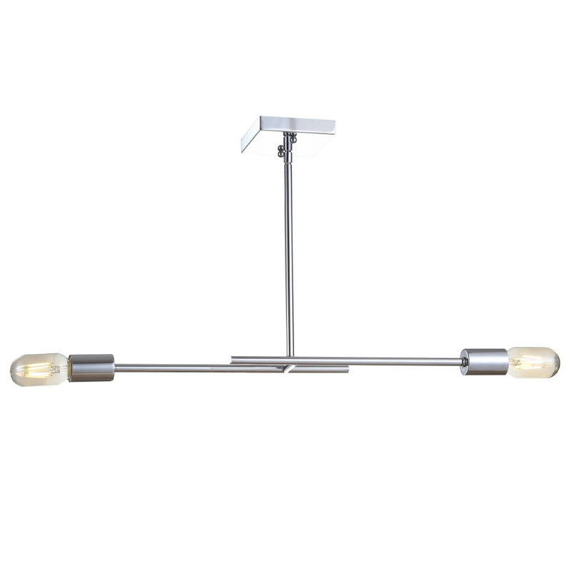 Turing 30.5" Adjustable Metal LED Linear Pendant - JONATHAN Y