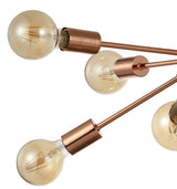Copper 30.5" Sputnik Metal LED Flush - JONATHAN Y