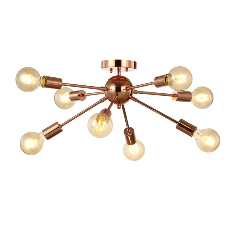 Copper 30.5" Sputnik Metal LED Flush - JONATHAN Y