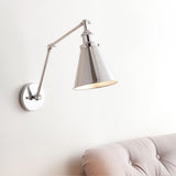Rover 7" Adjustable Arm Metal LED Wall Sconce