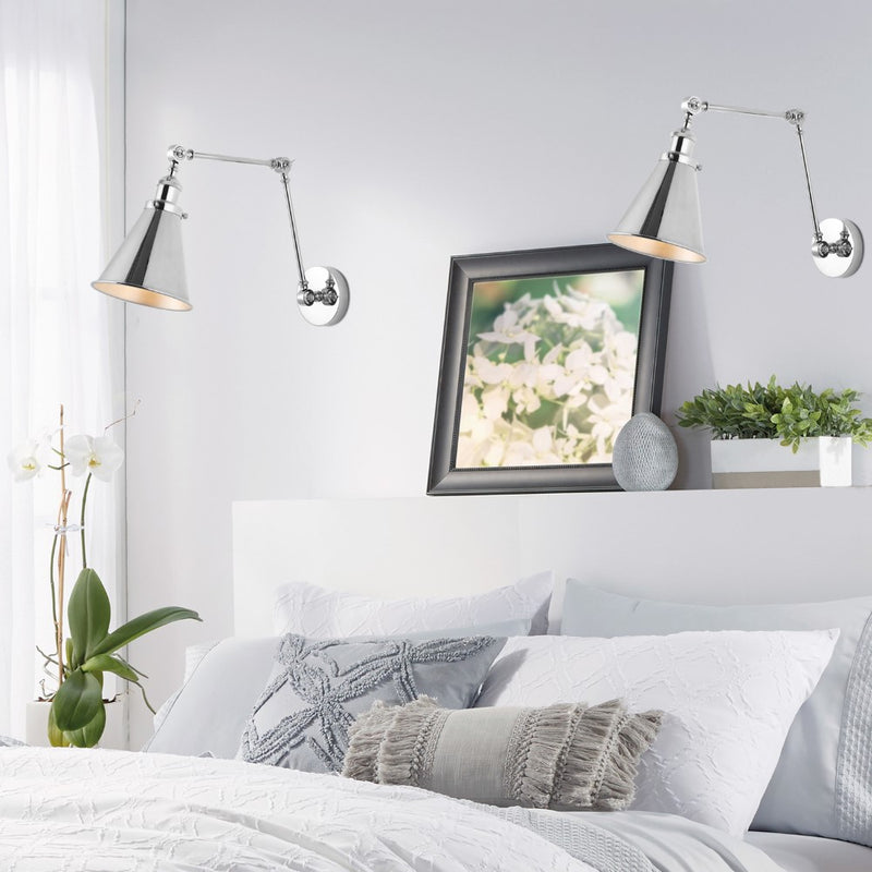 Rover 7" Adjustable Arm Metal LED Wall Sconce